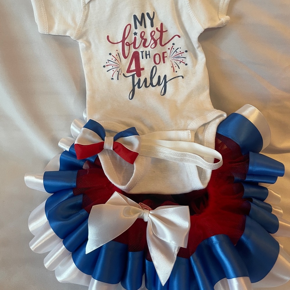 New! My First 4th of July Tutu Set